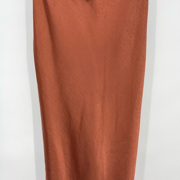 MORE TO COME | NWT Emma Strapless Maxi Dress in Chocolate Satin Tube Dress M - Picture 8 of 16